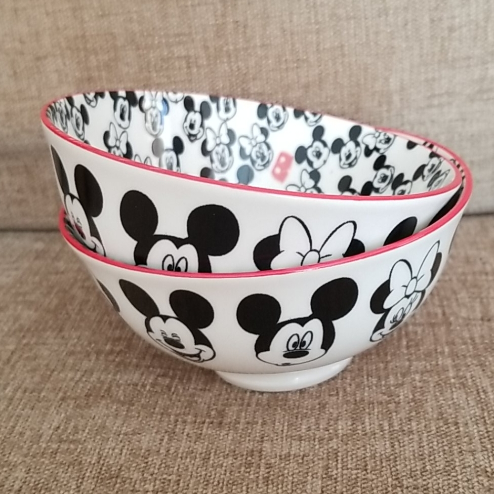 Disney Mickey & Minnie Tidbit Bowls